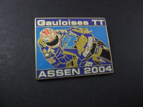 Dutch TT Assen 2004 winnaar Valentino Rossi op Yamaha YZR-M1,startnummer 46